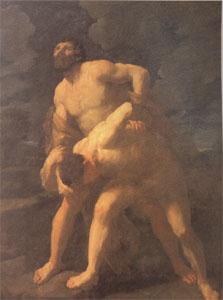 Guido Reni Hercules Wrestling with Achelous (mk05) oil painting image